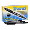 Dixon Ticonderoga Trend Porous Point Pens, Black, PK24, 24PK 81170